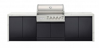 CROSSRAY 4 Burner Infrared Gas BBQ Premium 4B Series Outdoor Kitchen